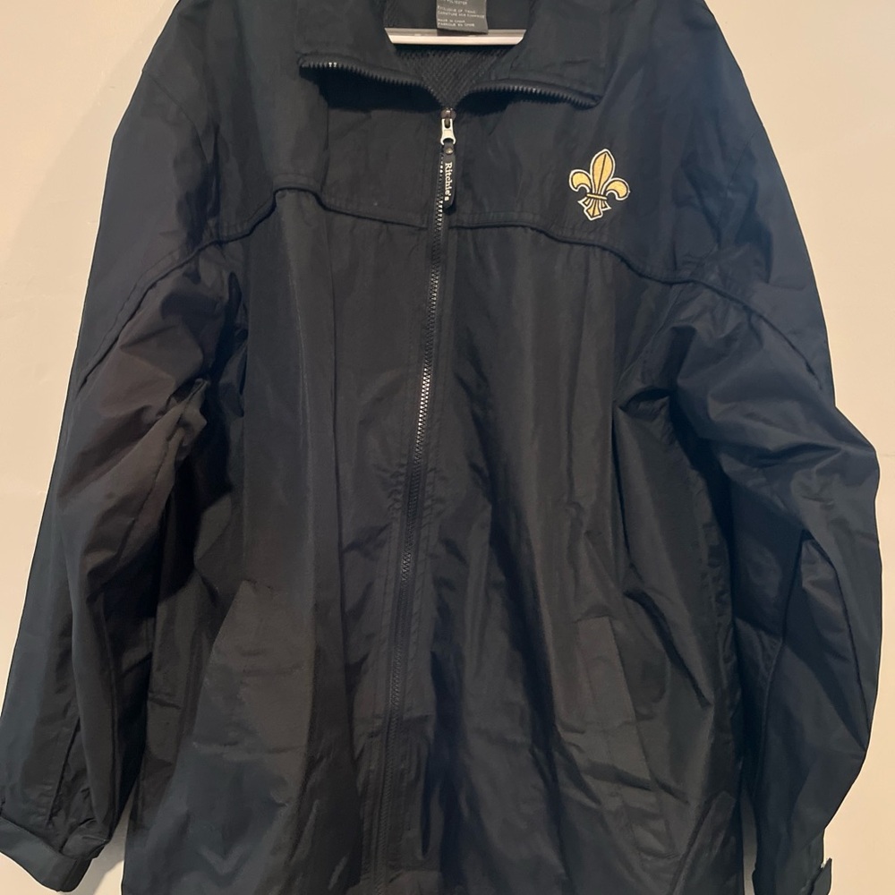 Ritchie’s Sportswear New Orleans Saints Windbreaker Jacket Size XL